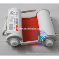 Compatible color printer ribbon white red blue 120mm*55m for Max CPM1-100HG3c PM-100 CPM-100hc label printer
